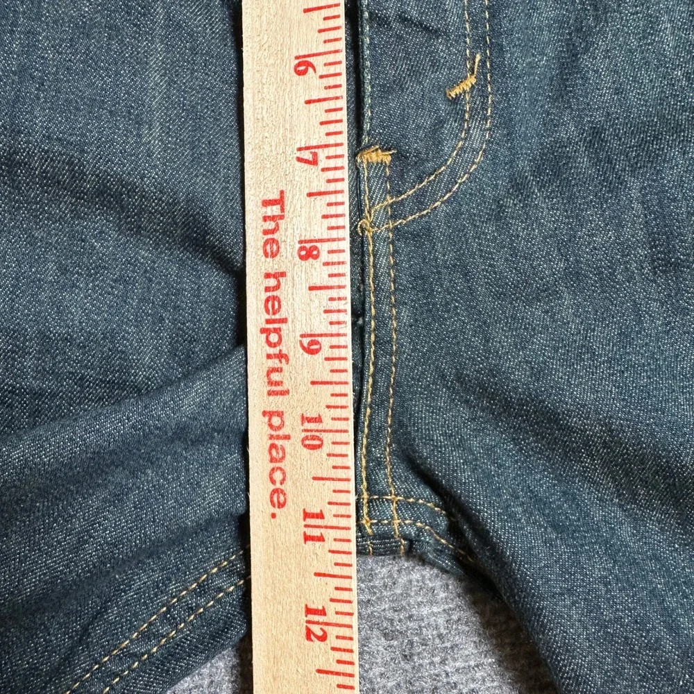 Levis 511 Slim Fit Jeans Mens 34x29 Dark Wash Indigo Denim Stretch 04511-1907